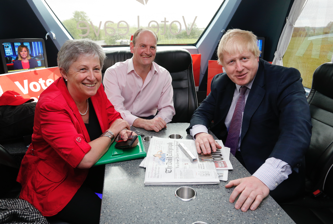 Carswell on the bus
